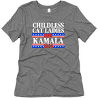 Patriotic Childless Cat Ladies for Kamala Womens Triblend Tee