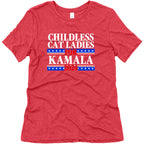 Patriotic Childless Cat Ladies for Kamala Womens Triblend Tee