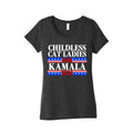 Patriotic Childless Cat Ladies for Kamala Womens Triblend Tee