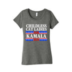 Patriotic Childless Cat Ladies for Kamala Womens Triblend Tee