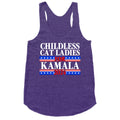 Patriotic Childless Cat Ladies for Kamala Racerback Tank