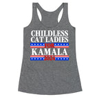 Patriotic Childless Cat Ladies for Kamala Racerback Tank