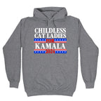 Patriotic Childless Cat Ladies for Kamala Hoodie