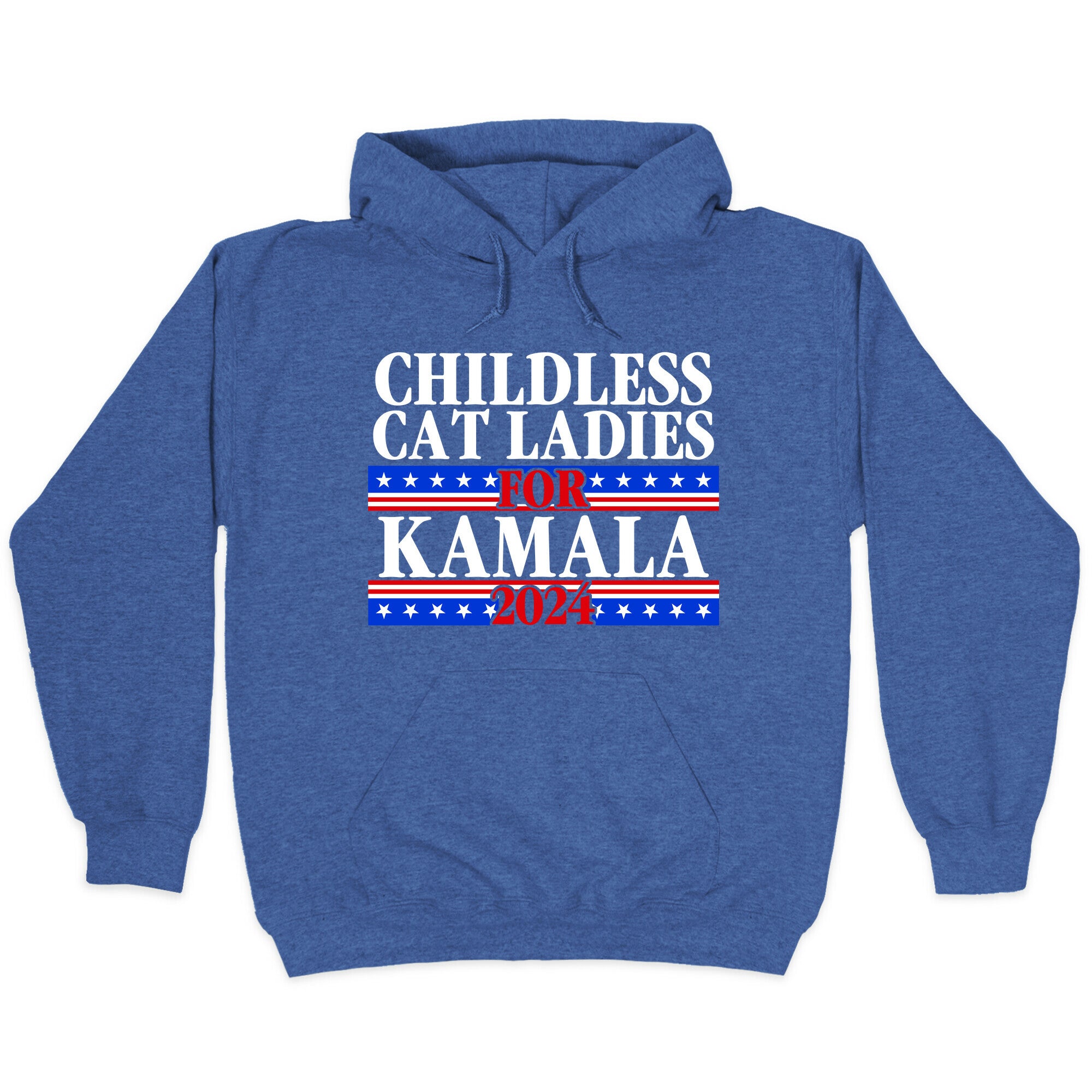 Patriotic Childless Cat Ladies for Kamala Hoodie