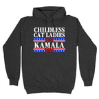 Patriotic Childless Cat Ladies for Kamala Hoodie