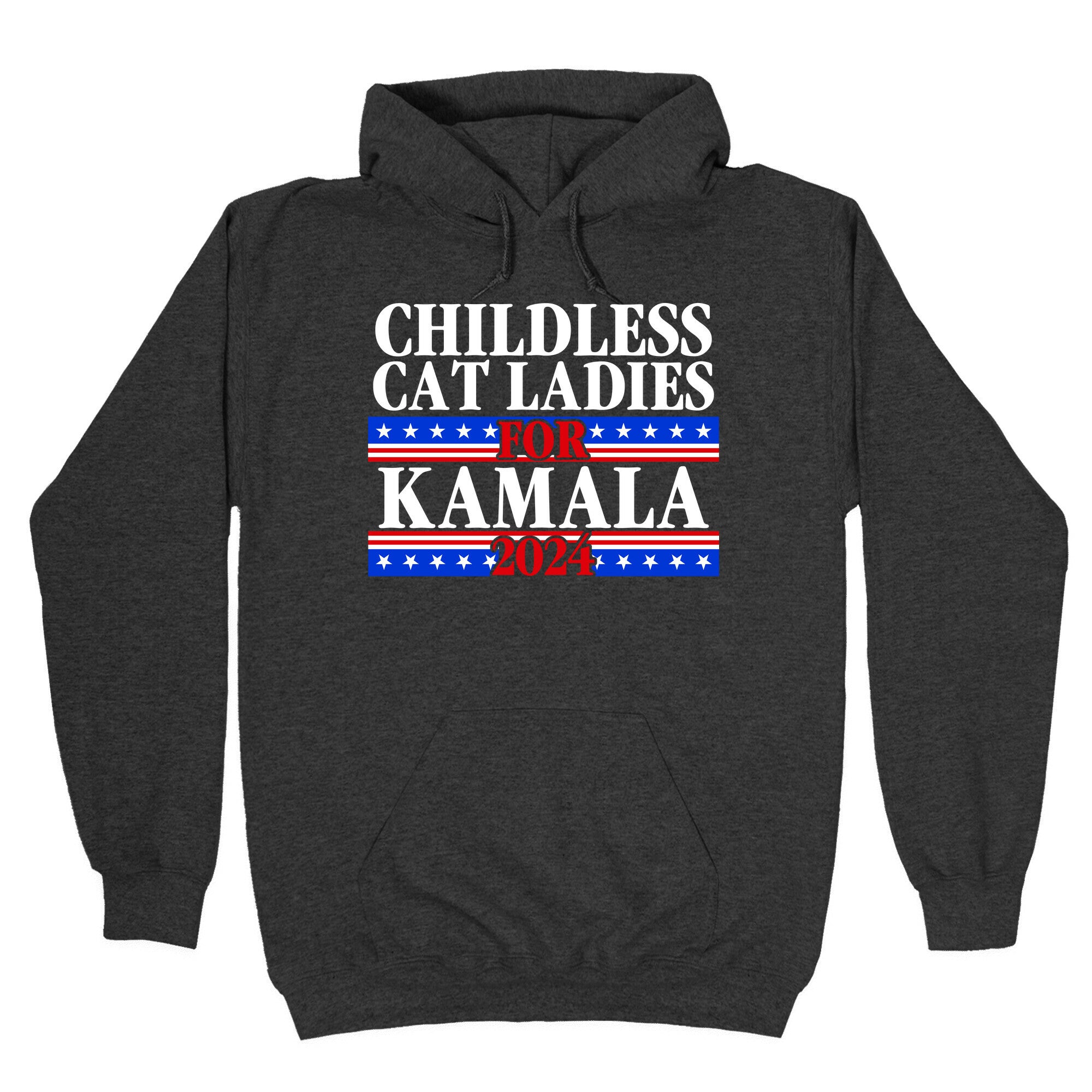 Patriotic Childless Cat Ladies for Kamala Hoodie