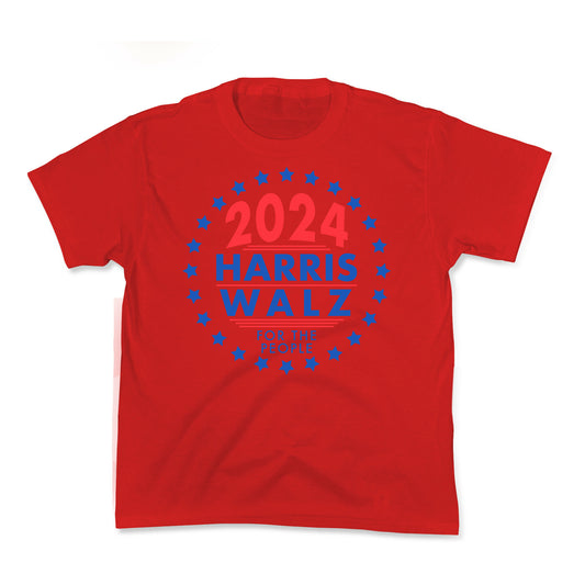 2024 Harris Walz For The People Kids Tee