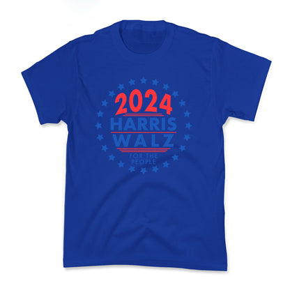 2024 Harris Walz For The People Kids Tee