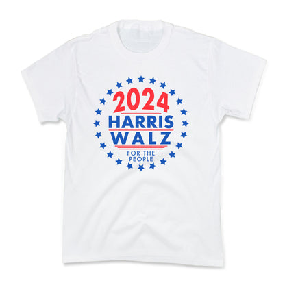 2024 Harris Walz For The People Kids Tee