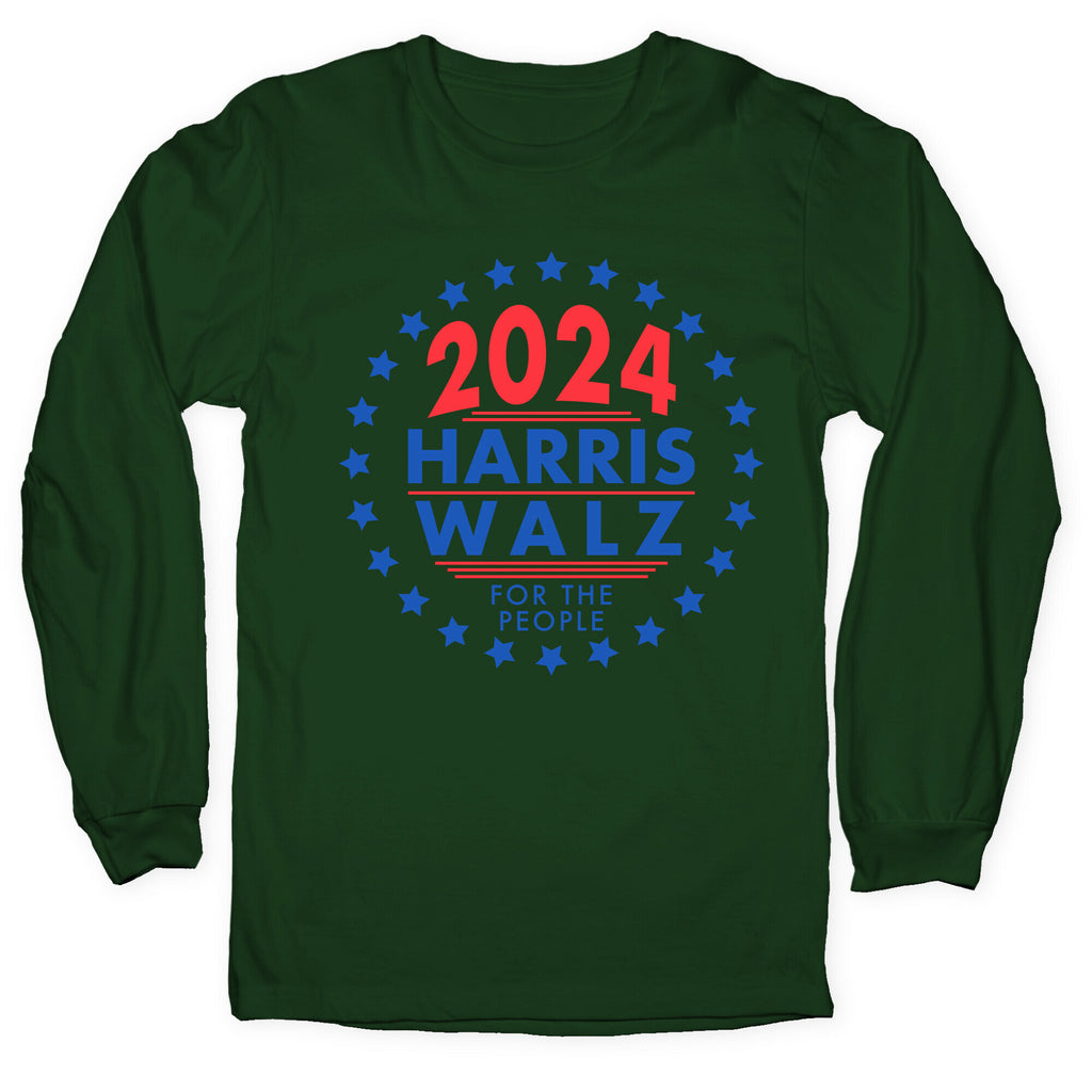 2024 Harris Walz For The People Longsleeve Tee