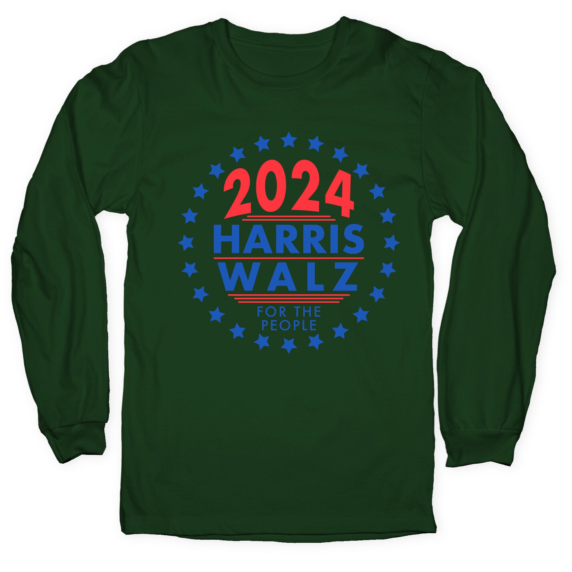 2024 Harris Walz For The People Longsleeve Tee