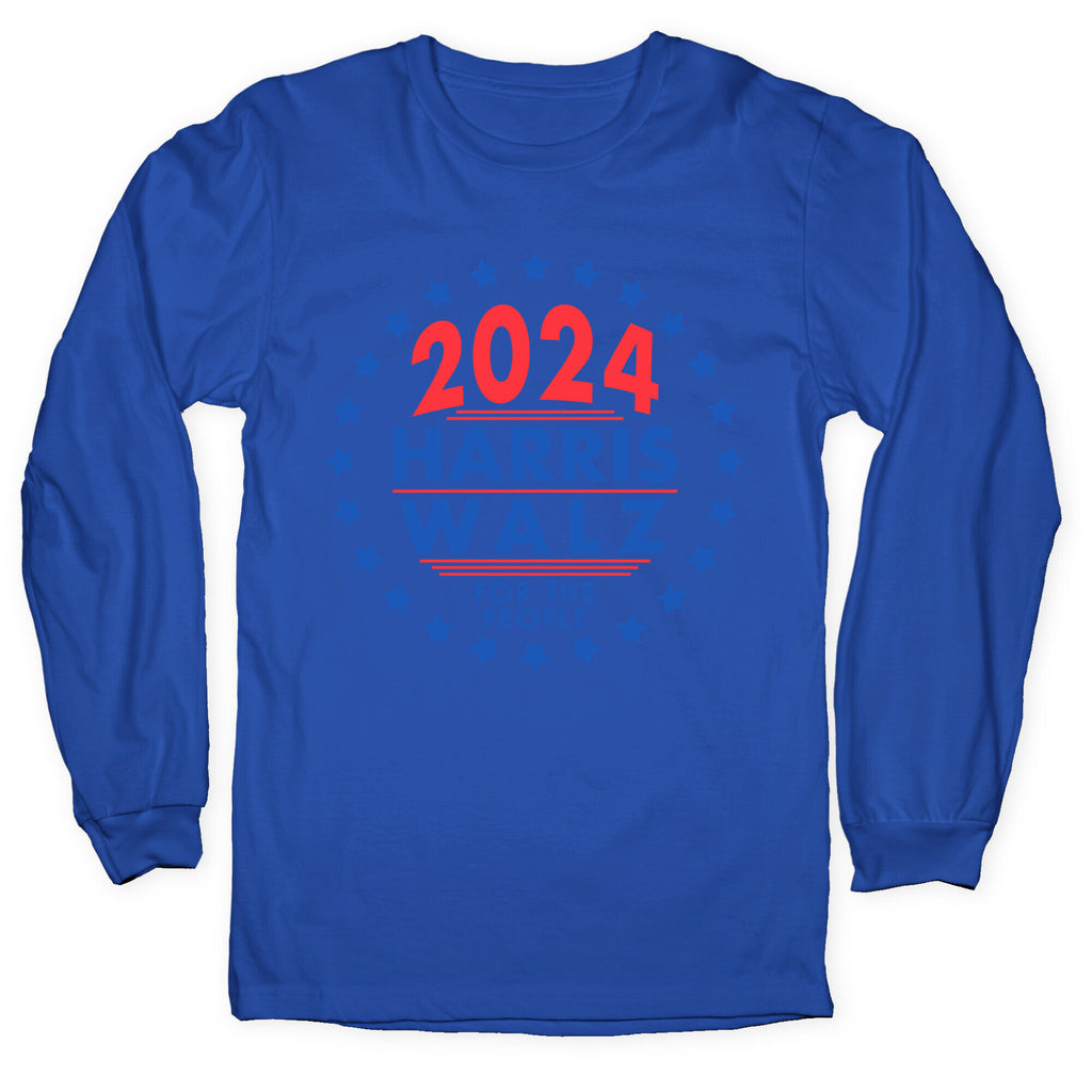 2024 Harris Walz For The People Longsleeve Tee