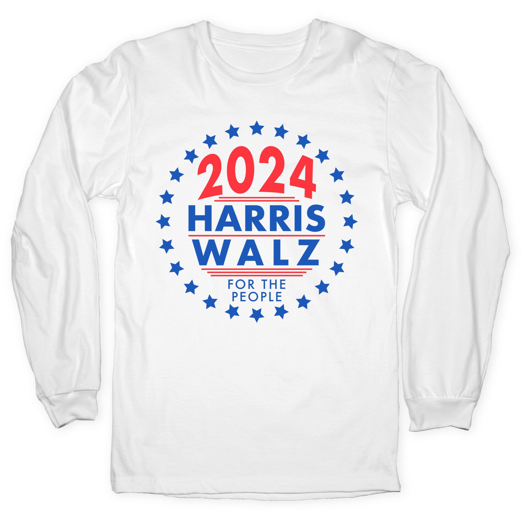 2024 Harris Walz For The People Longsleeve Tee