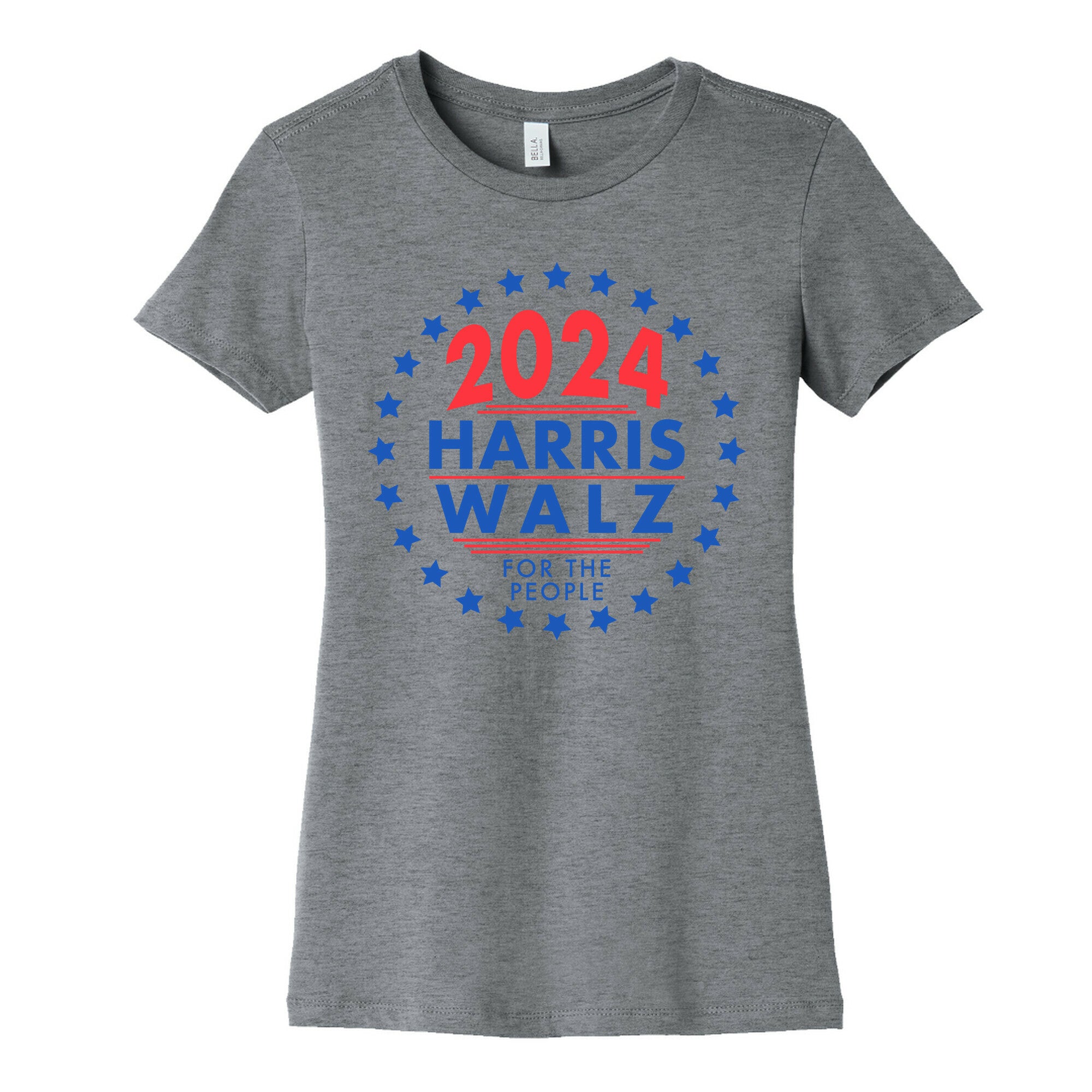 2024 Harris Walz For The People Womens Cotton Tee