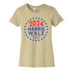 2024 Harris Walz For The People Womens Cotton Tee
