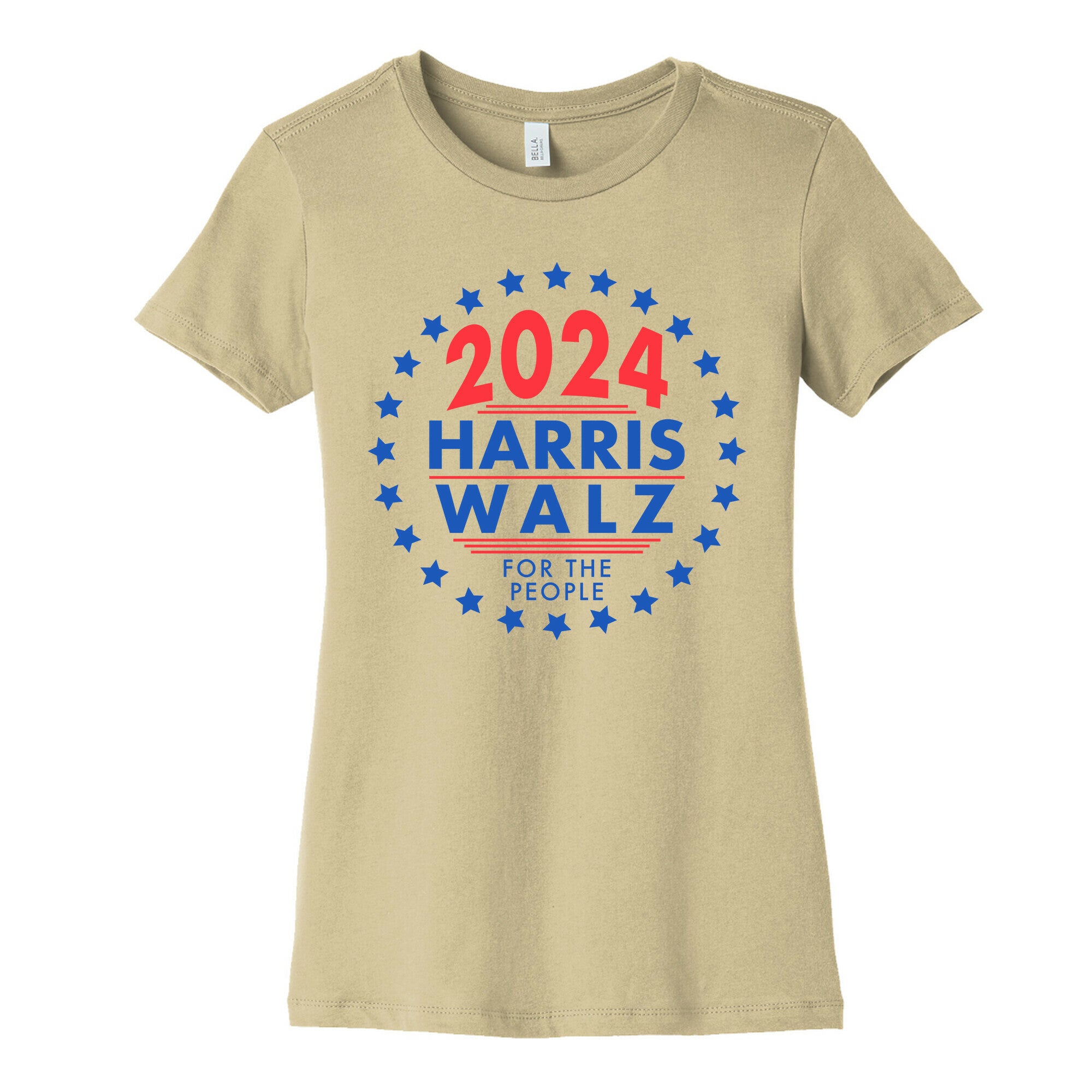 2024 Harris Walz For The People Womens Cotton Tee