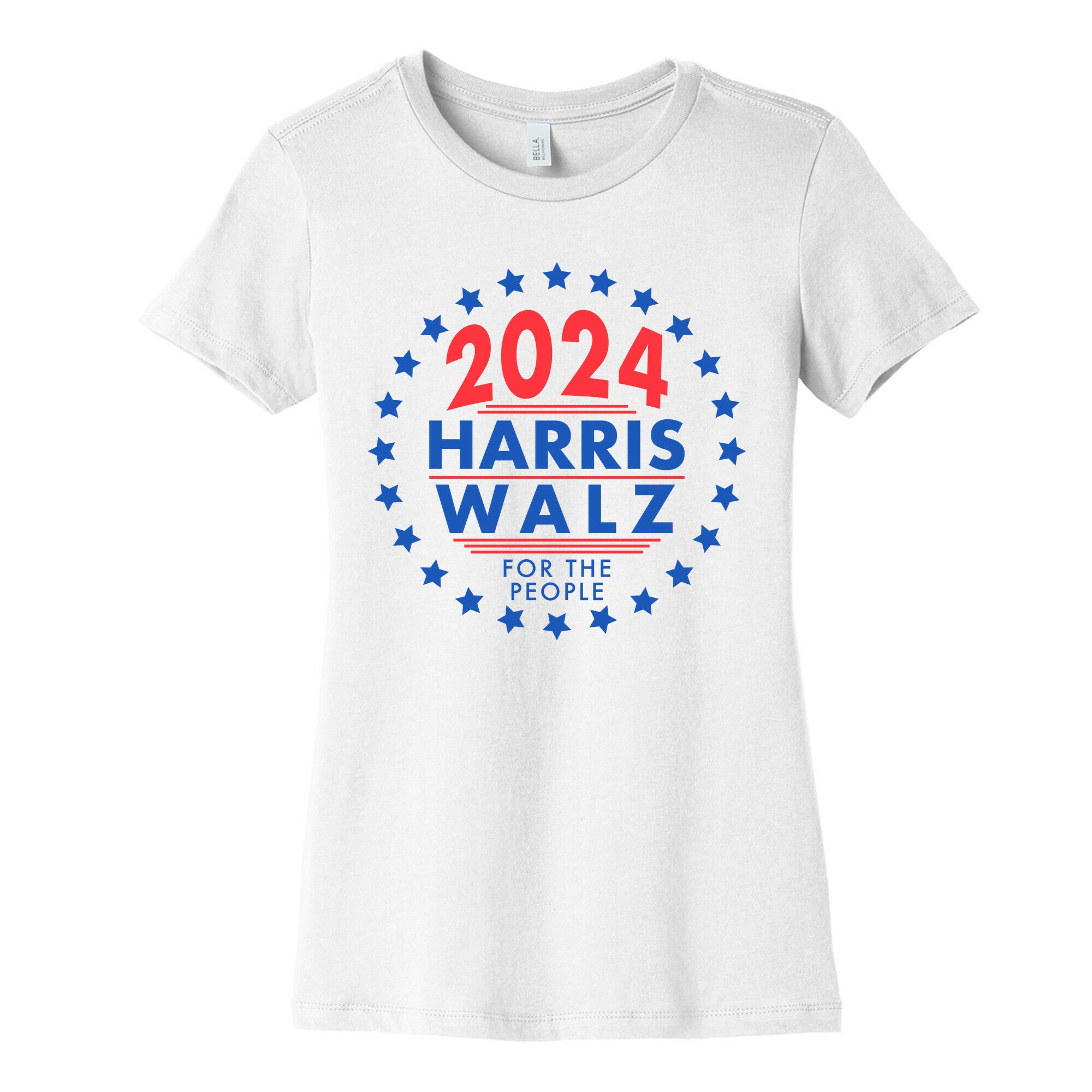 2024 Harris Walz For The People Womens Cotton Tee