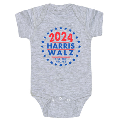 2024 Harris Walz For The People Baby One-Piece