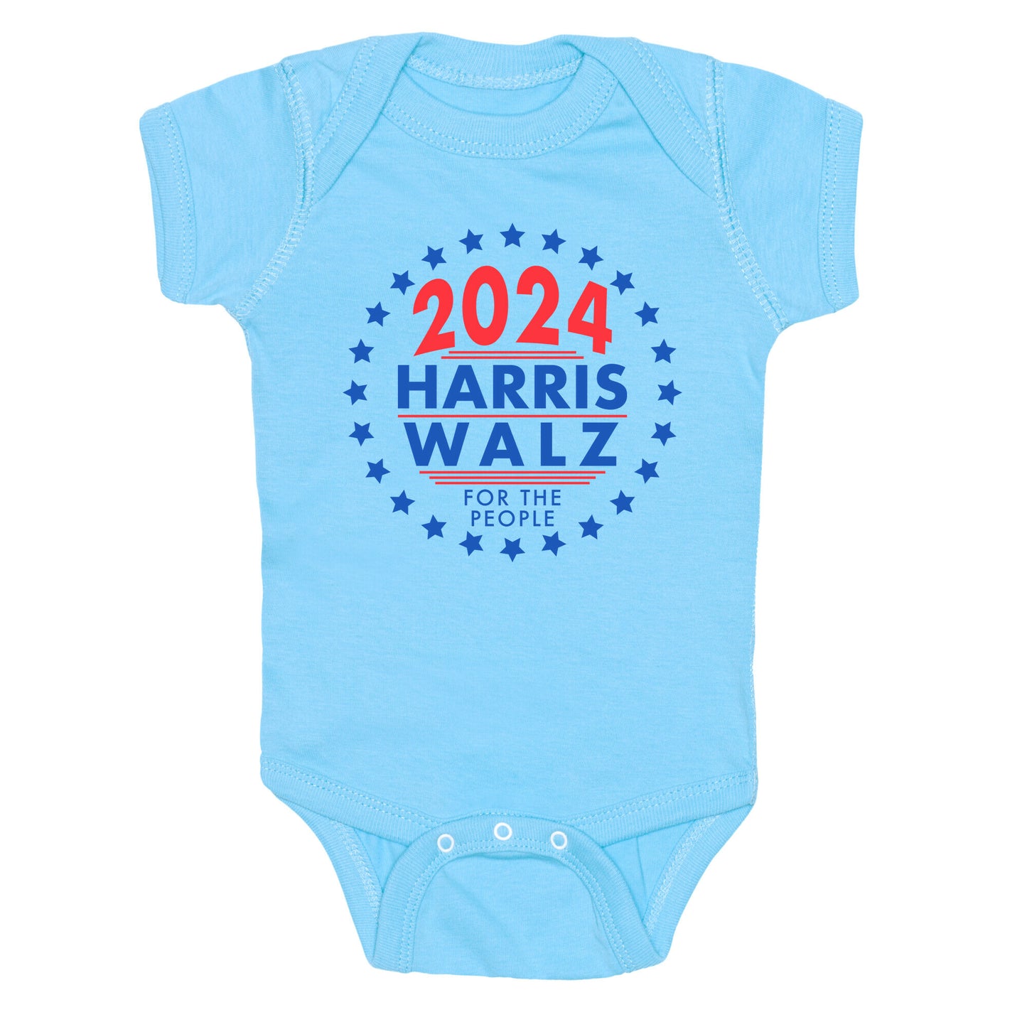 2024 Harris Walz For The People Baby One-Piece