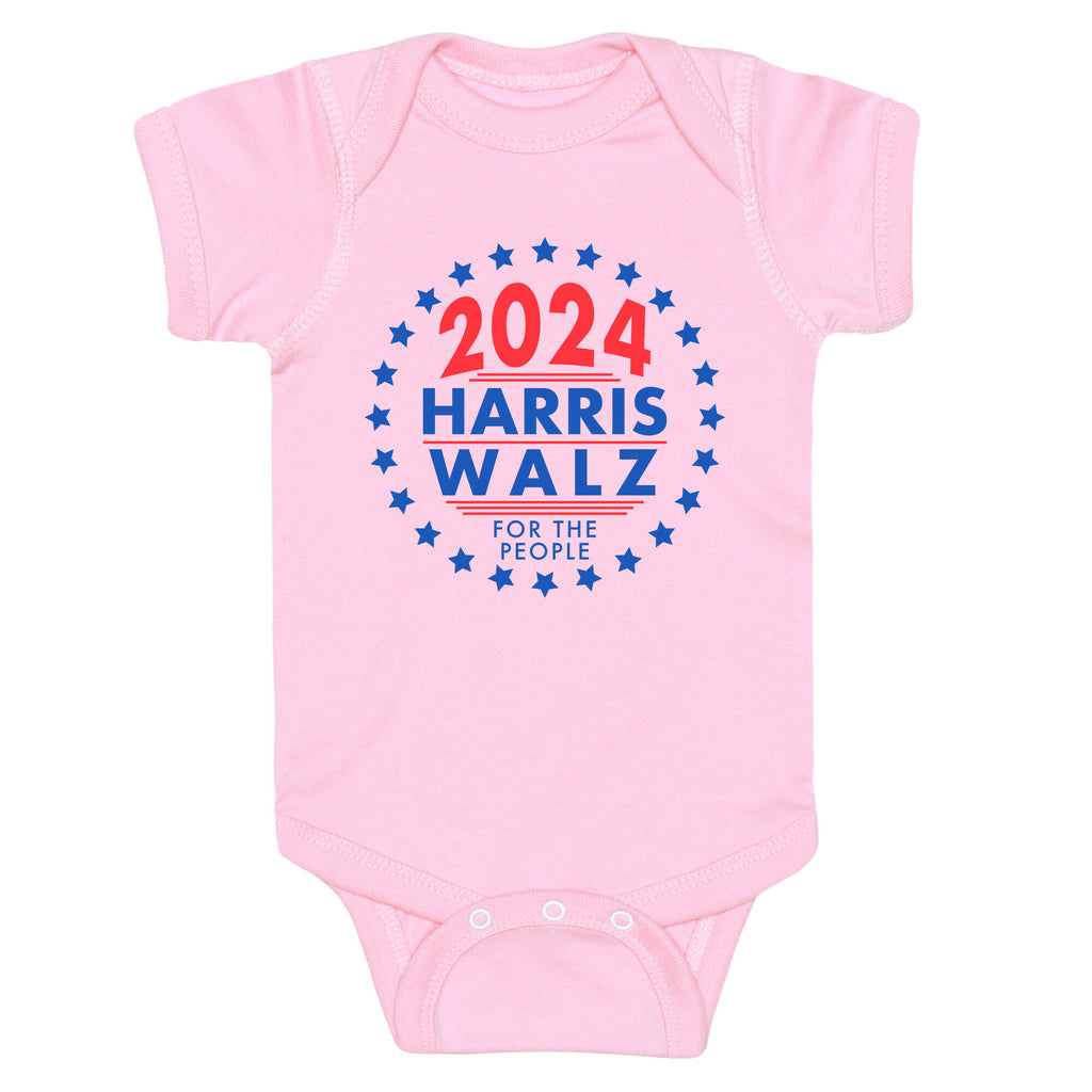 2024 Harris Walz For The People Baby One-Piece