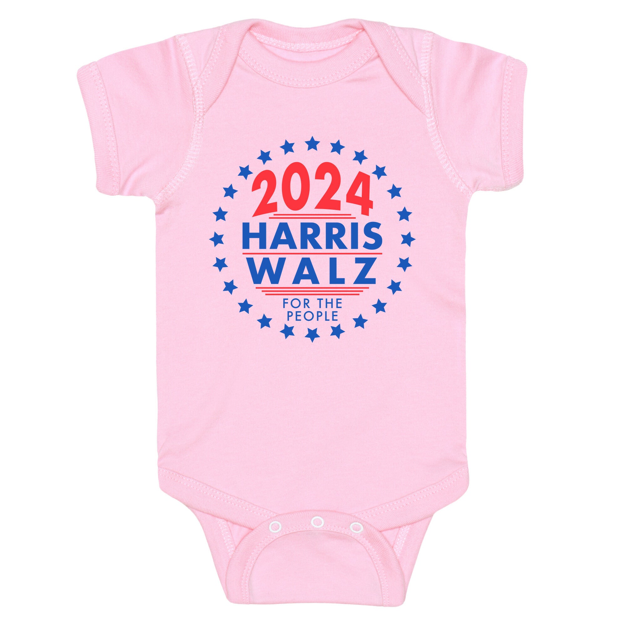 2024 Harris Walz For The People Baby One-Piece