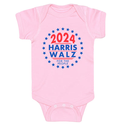 2024 Harris Walz For The People Baby One-Piece