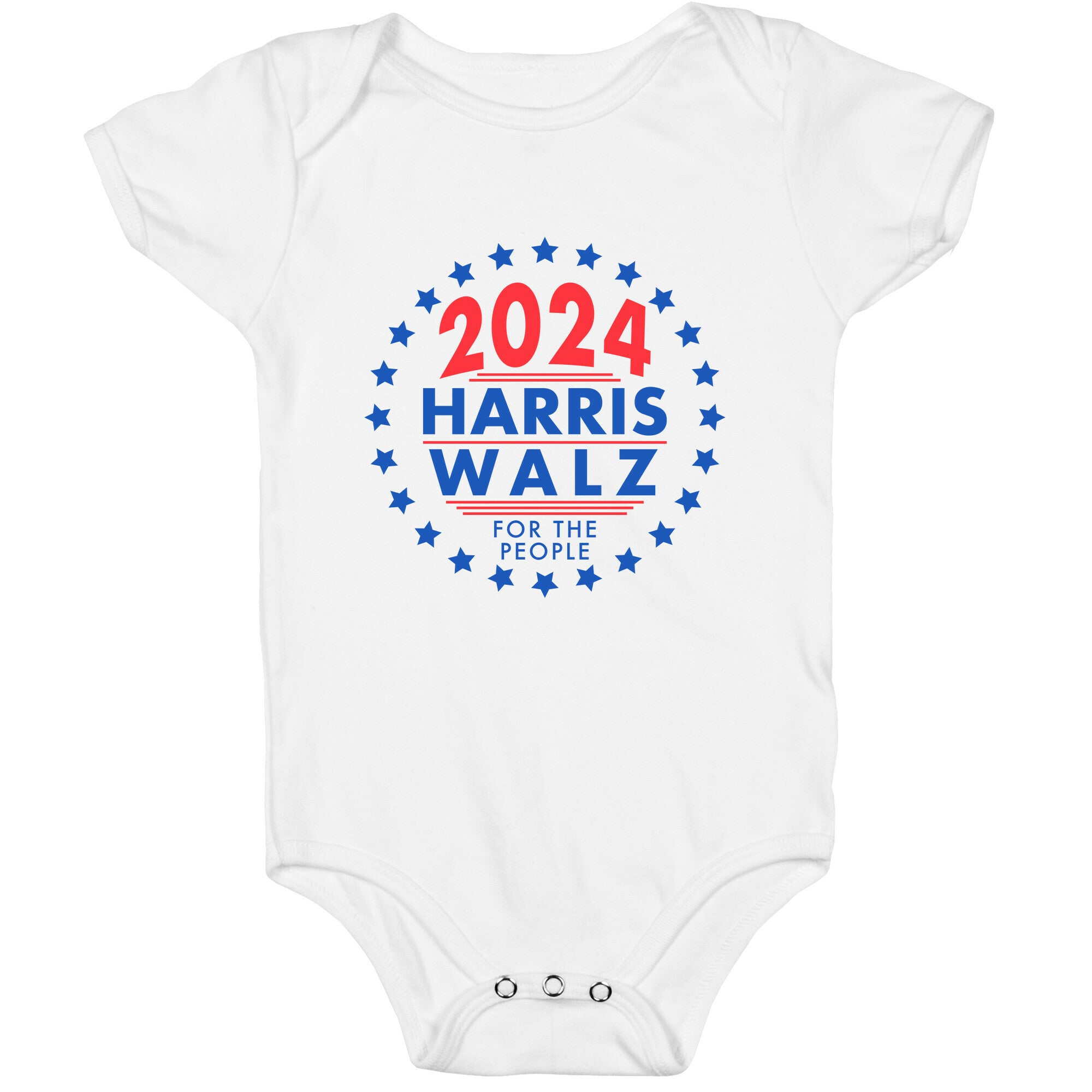 2024 Harris Walz For The People Baby One-Piece