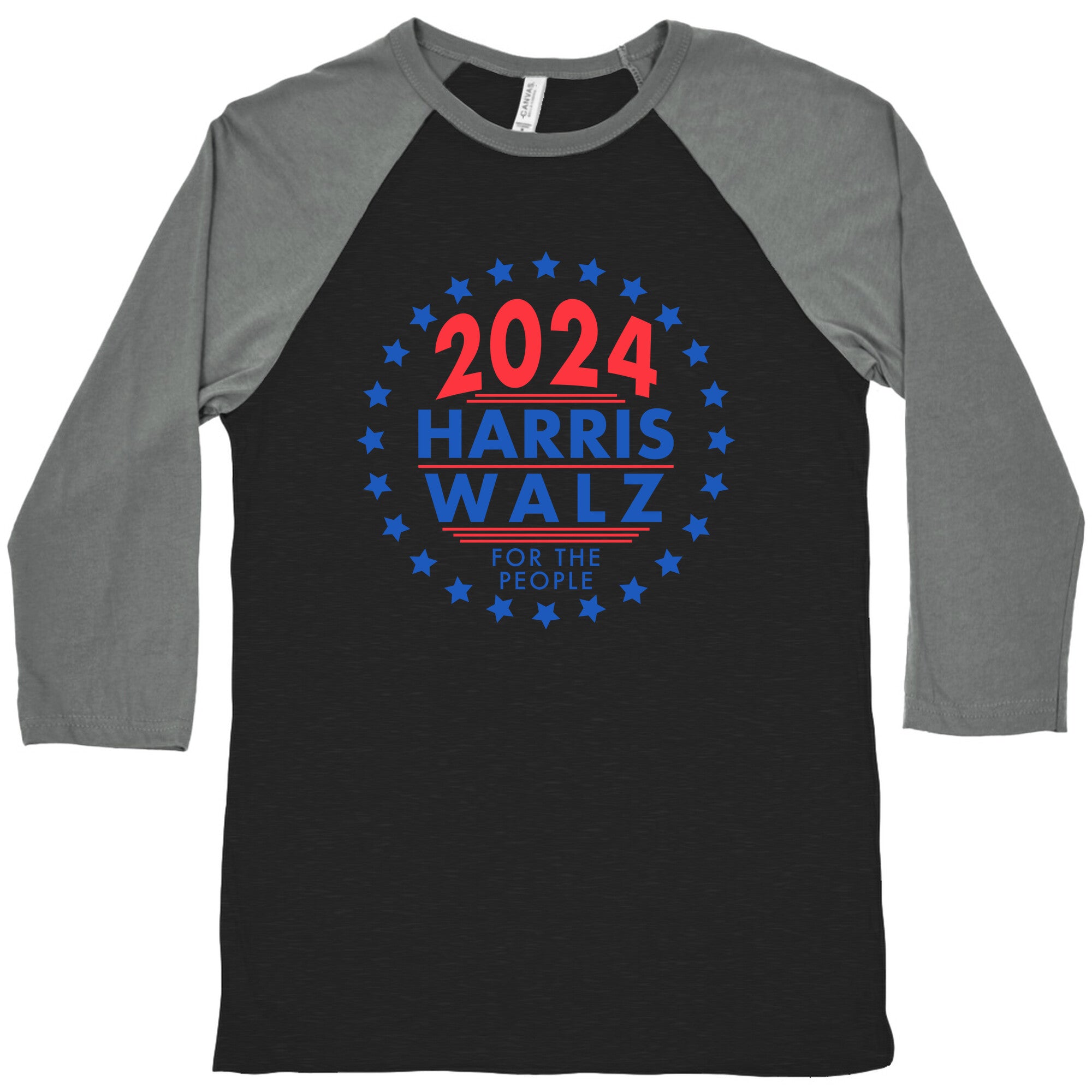 2024 Harris Walz For The People Baseball Tee