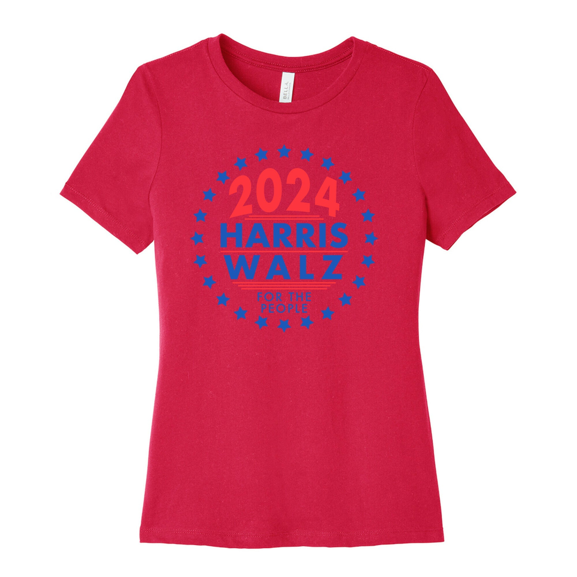 2024 Harris Walz For The People Womens Cotton Tee