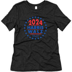 2024 Harris Walz For The People Womens Triblend Tee