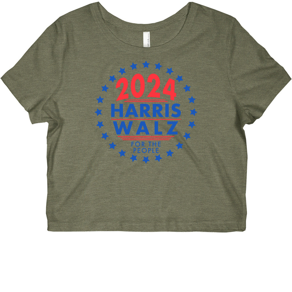 2024 Harris Walz For The People Graphic Baby Tee