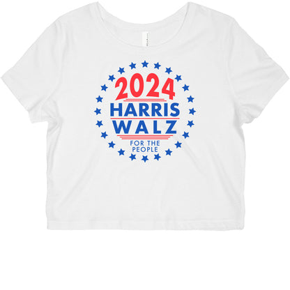 2024 Harris Walz For The People Graphic Baby Tee
