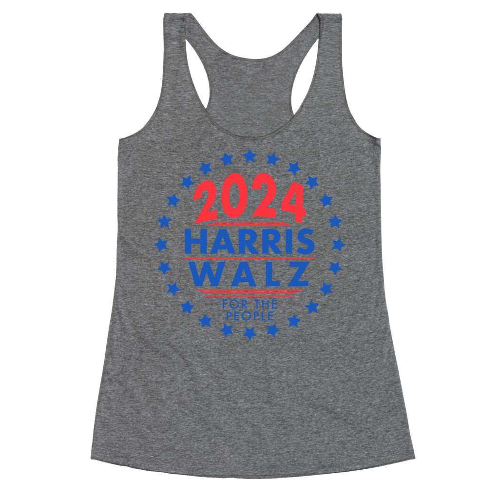2024 Harris Walz For The People Racerback Tank