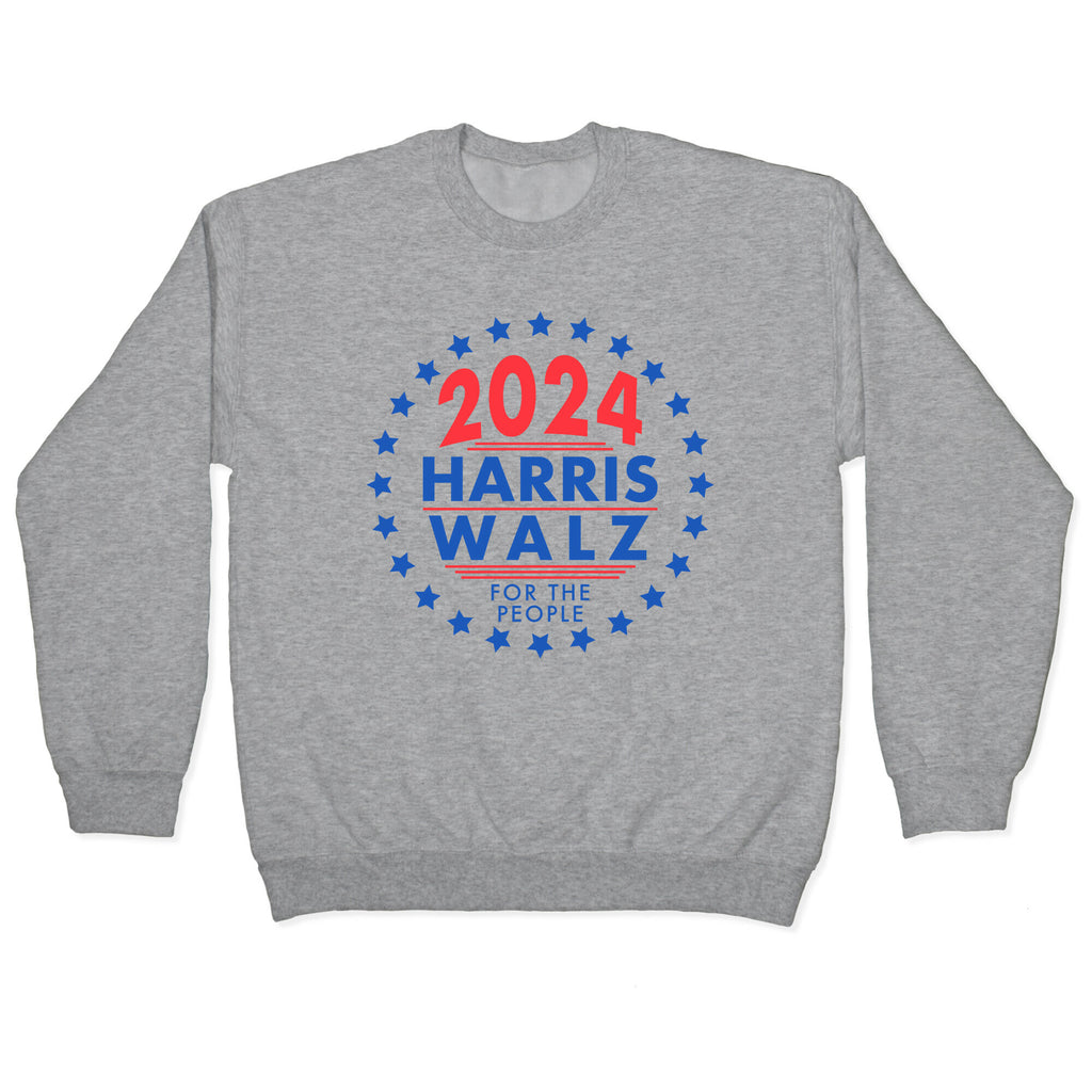 2024 Harris Walz For The People Crewneck Sweatshirt