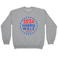 2024 Harris Walz For The People Crewneck Sweatshirt
