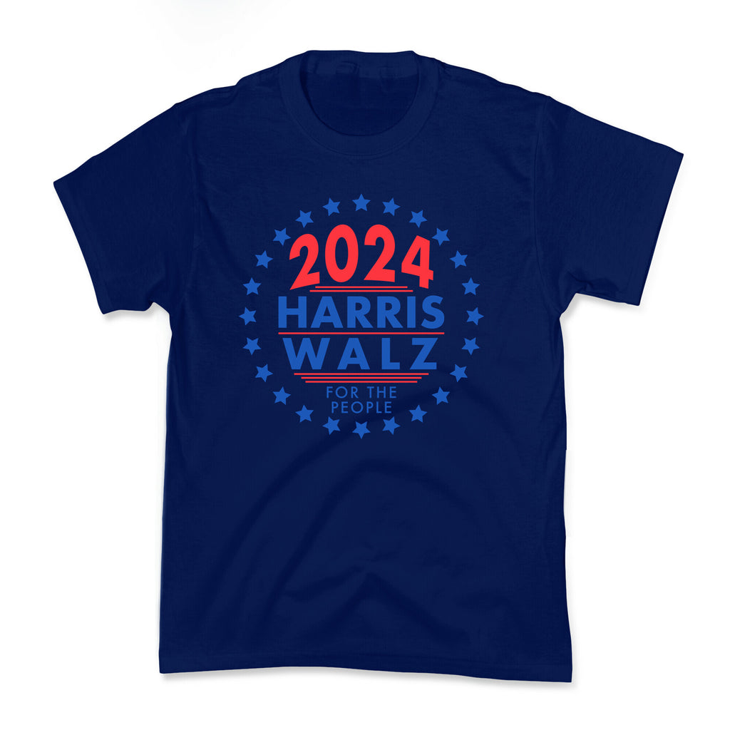 2024 Harris Walz For The People Kids Tee