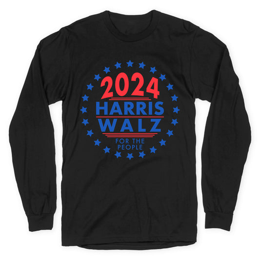 2024 Harris Walz For The People Longsleeve Tee