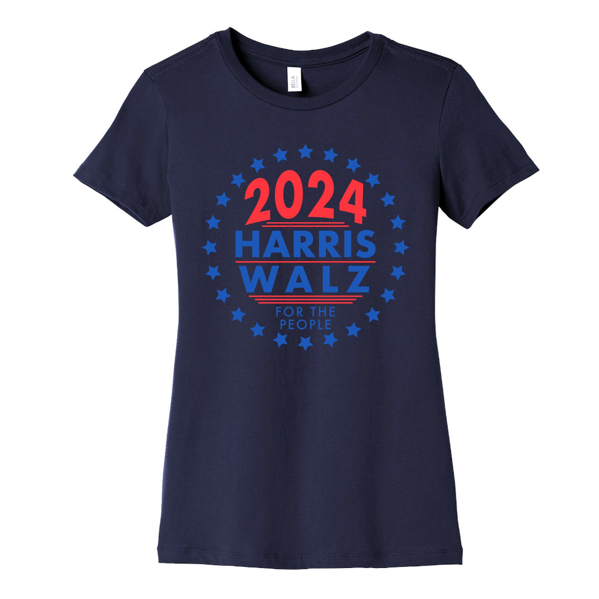 2024 Harris Walz For The People Womens Cotton Tee