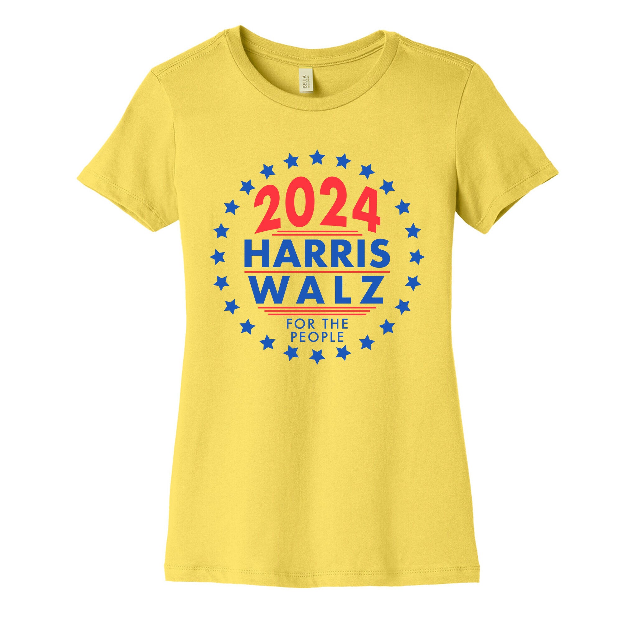 2024 Harris Walz For The People Womens Cotton Tee
