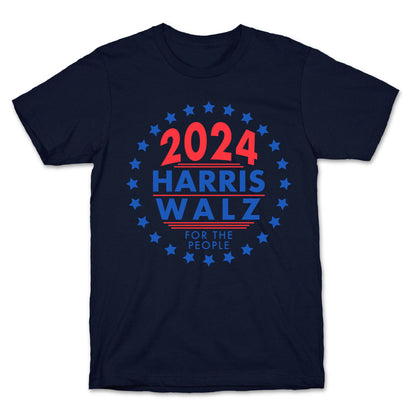 2024 Harris Walz For The People T-Shirt