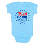 2024 Harris Walz For The People Baby One-Piece