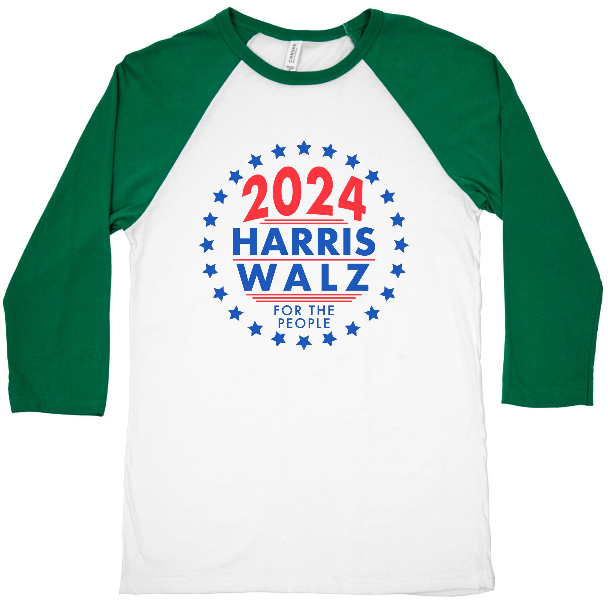 2024 Harris Walz For The People Baseball Tee