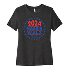 2024 Harris Walz For The People Womens Cotton Tee