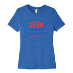 2024 Harris Walz For The People Womens Cotton Tee