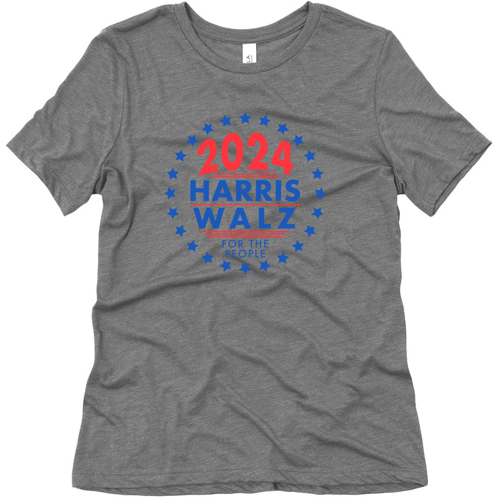 2024 Harris Walz For The People Womens Triblend Tee