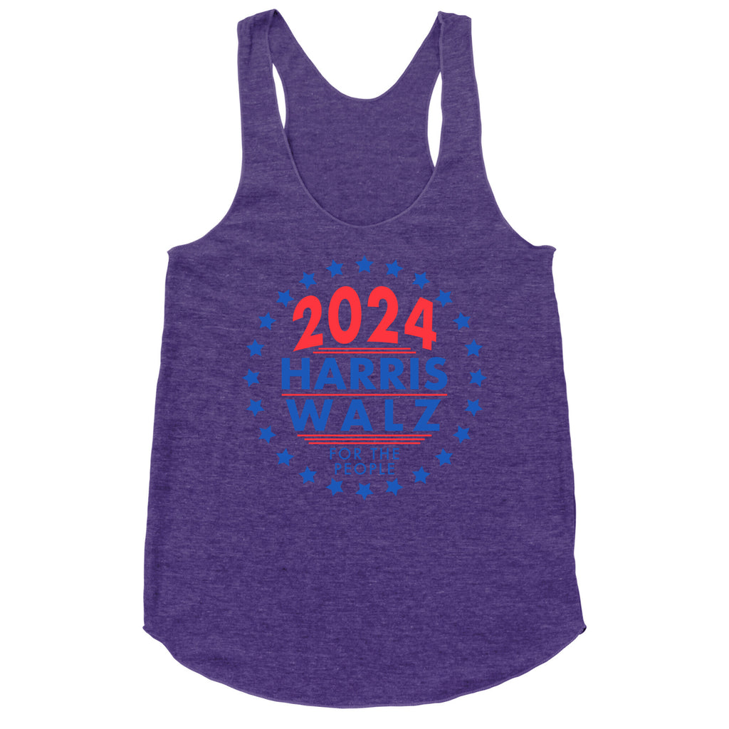 2024 Harris Walz For The People Racerback Tank