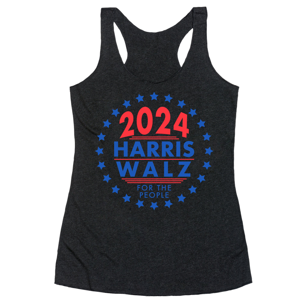 2024 Harris Walz For The People Racerback Tank