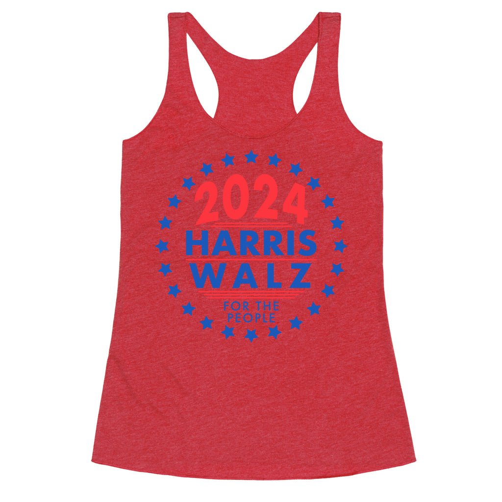 2024 Harris Walz For The People Racerback Tank