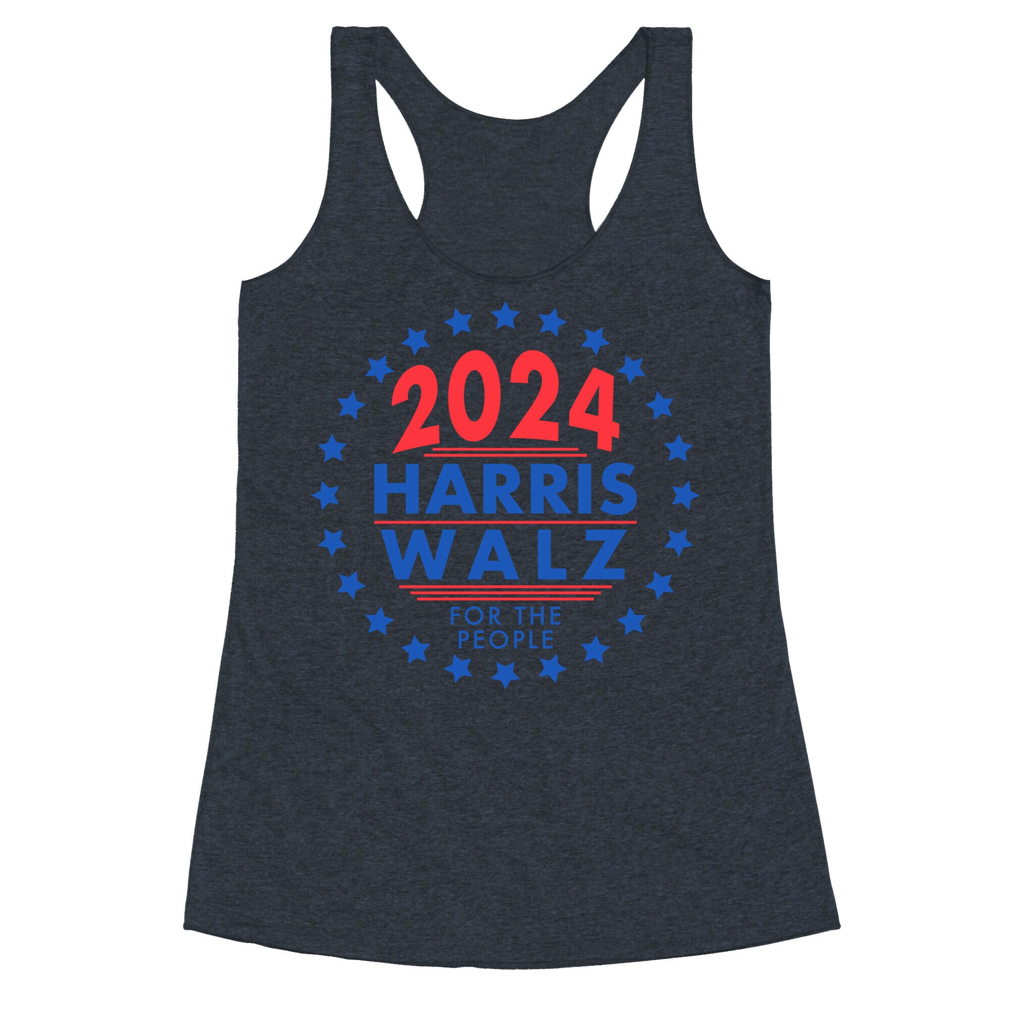 2024 Harris Walz For The People Racerback Tank