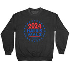 2024 Harris Walz For The People Crewneck Sweatshirt